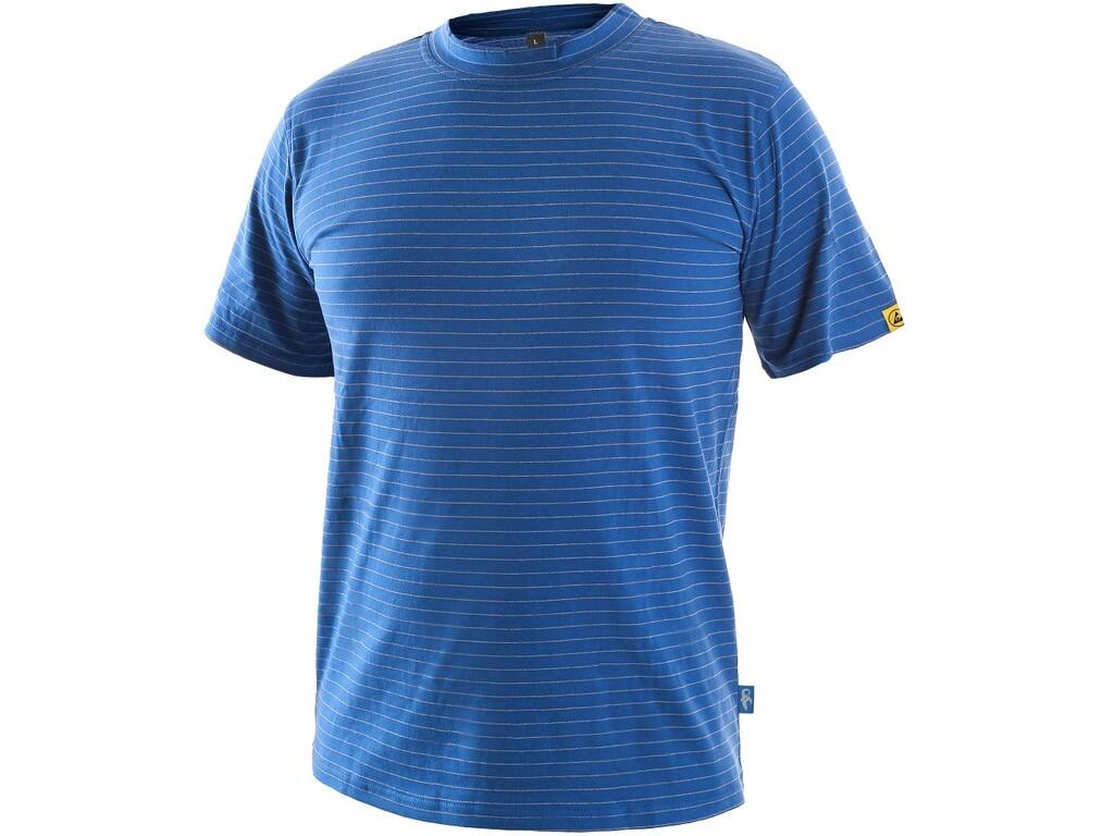 Tričko ESD CXS NOME, antistatické, stredne modré